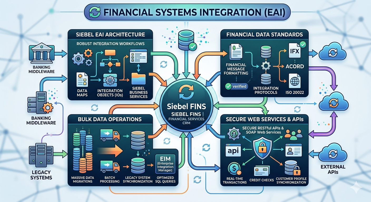 Financial Systems Integration — EAI architecture and API connectivity